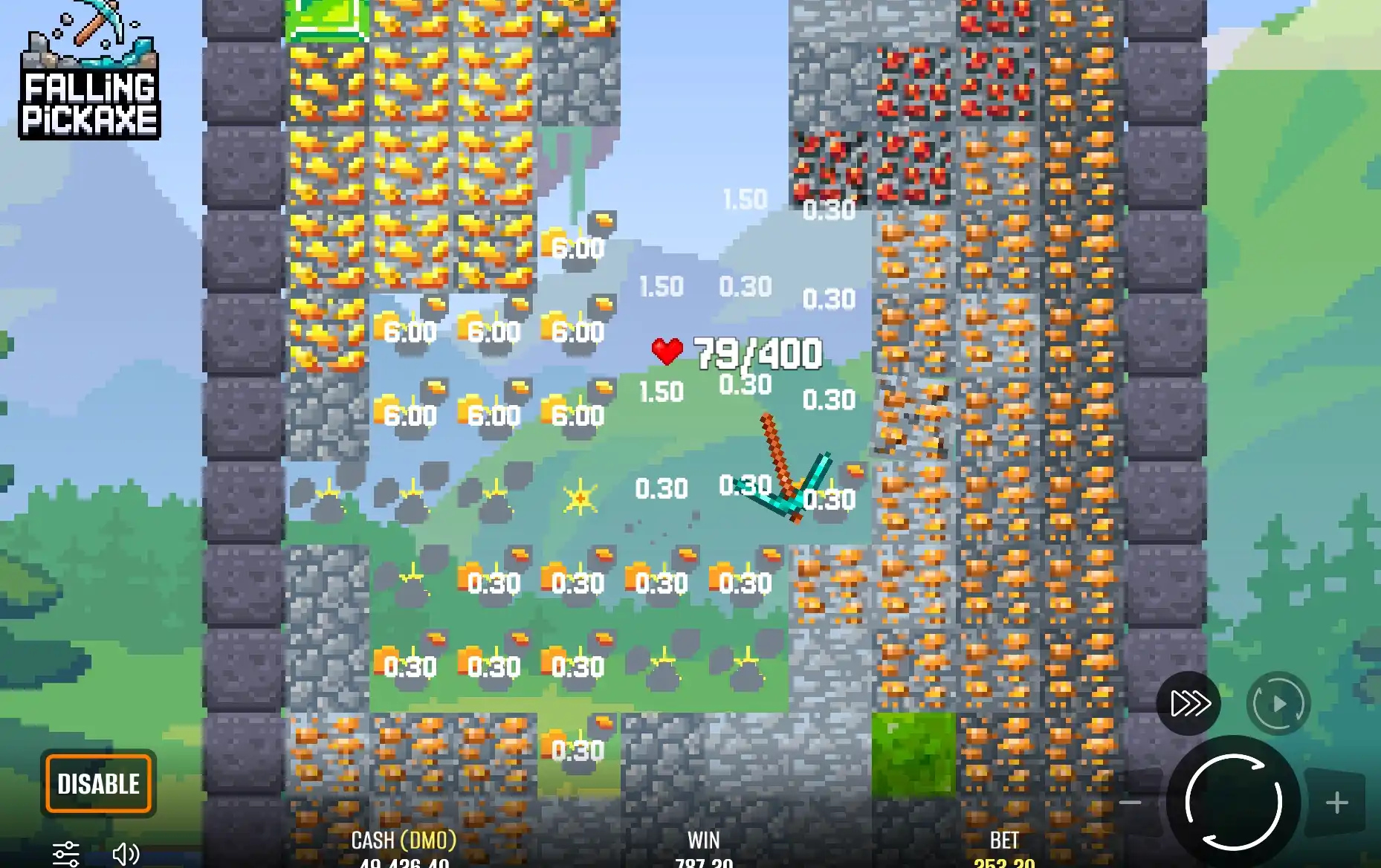 Ventajas y Desventajas de Falling Pickaxe