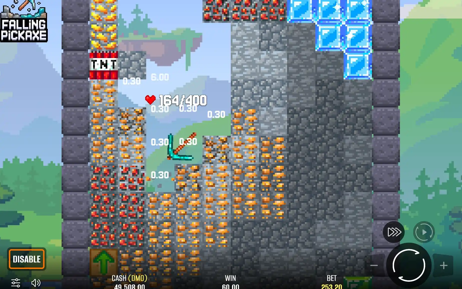 Falling Pickaxe en el Contexto del Catálogo de Evoplay